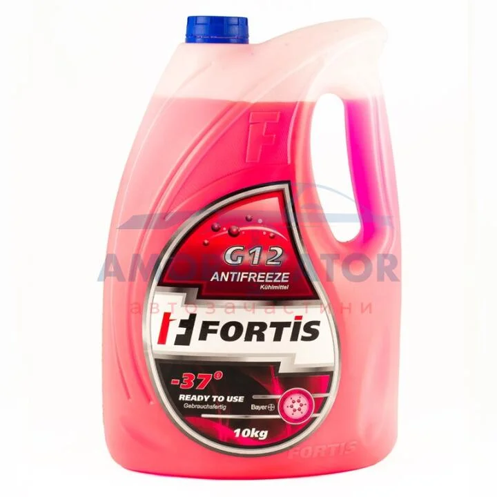 Антифриз готовий до використання Fortis G12 Red -37° (червоний) 10кг TNK 0087809 (фото 1)