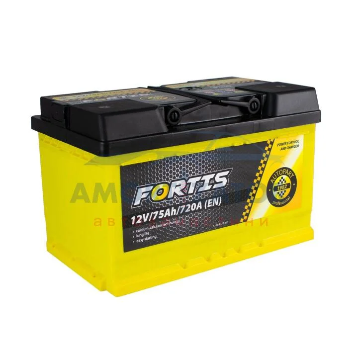 75 Ah/12V FORTIS sb_низький (0) Euro Fortis FRT7500L (фото 1)