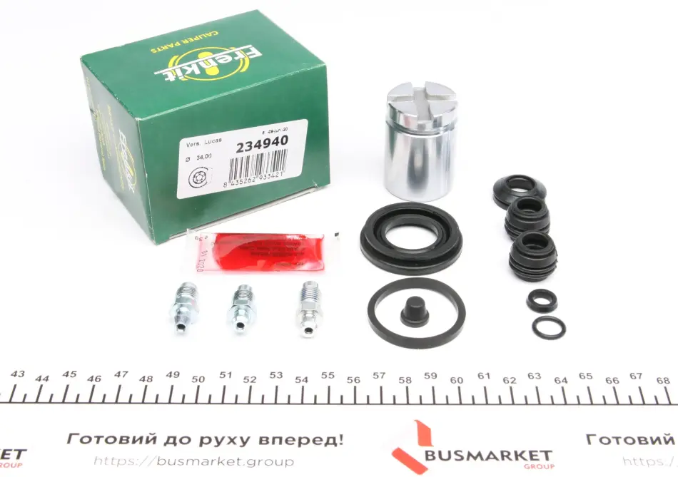 Ремкомплект супорта з поршнем та механізмом FRENKIT 234940 (фото 1)