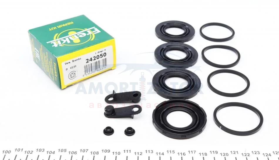 Р-кт гальмів. супорта (4 поршні) Audi A6 Allroad C7, A6 C7, A7, Q5 1.8-3.0D 11.08-09.18 FRENKIT 242050 (фото 1)