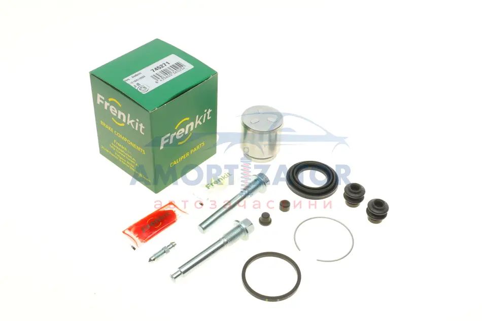 Ремкомпл. супорта (задн) Mitsubishi Pajero 00- (45mm) (+поршень/направляюча) (Akebono) FRENKIT 745271 (фото 1)