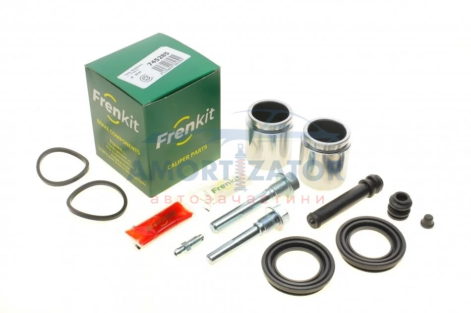Ремкомпл. супорта перед. Mazda CX-7/CX-9 07-(d=45mm)(+2 поршня/направляюча) FRENKIT 745285 (фото 1)