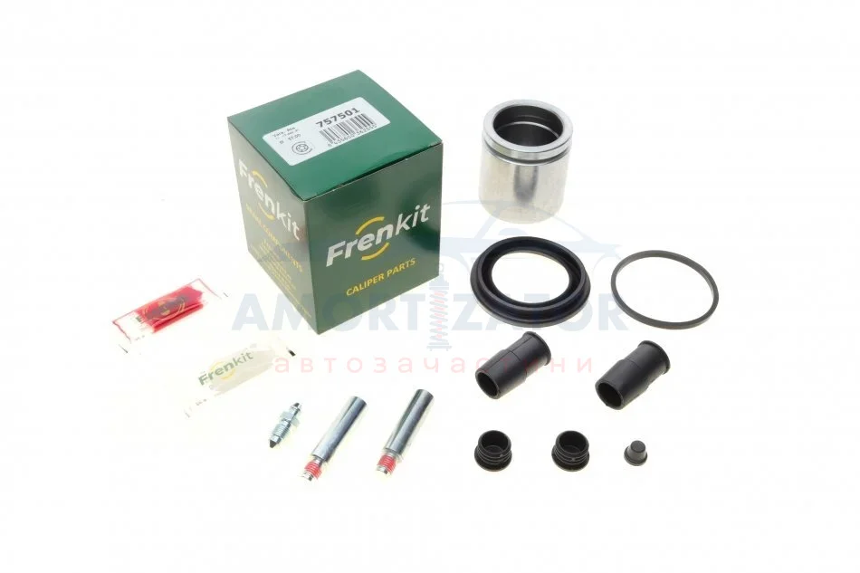 Ремкомпл. супорта перед. VW Sharan/T4 96-10 (d=57mm) (+ поршен/направляюча) SuperKit FRENKIT 757501 (фото 1)