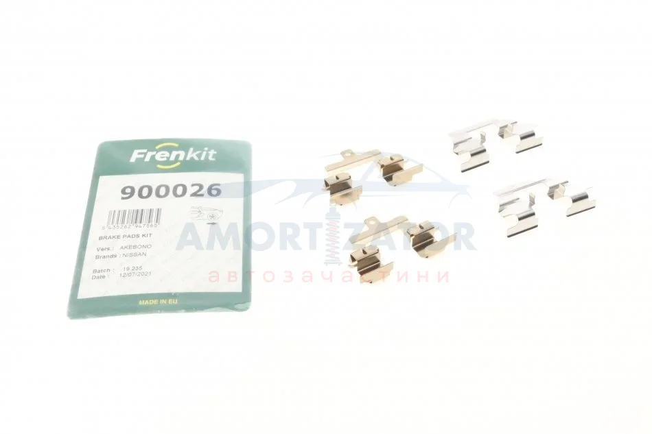 Комплект приладдя, накладка дискового гальма FRENKIT 900026 (фото 1)