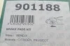 Комплект приладдя, накладка дискового гальма FRENKIT 901188 (фото 9)