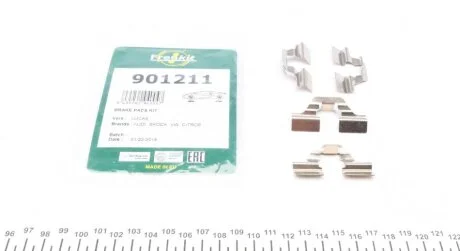 Комплект приладдя, накладка дискового гальма FRENKIT 901211