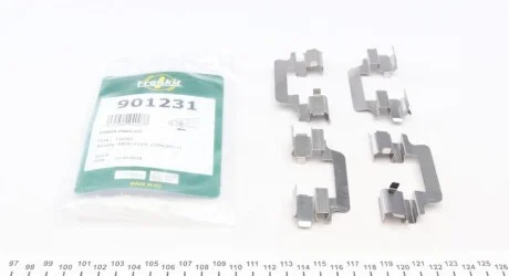 Комплект приладдя, накладка дискового гальма FRENKIT 901231