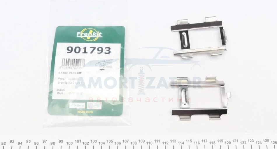 Комплект приладдя, накладка дискового гальма FRENKIT 901793 (фото 1)