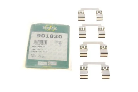 Комплект приладдя, накладка дискового гальма FRENKIT 901830