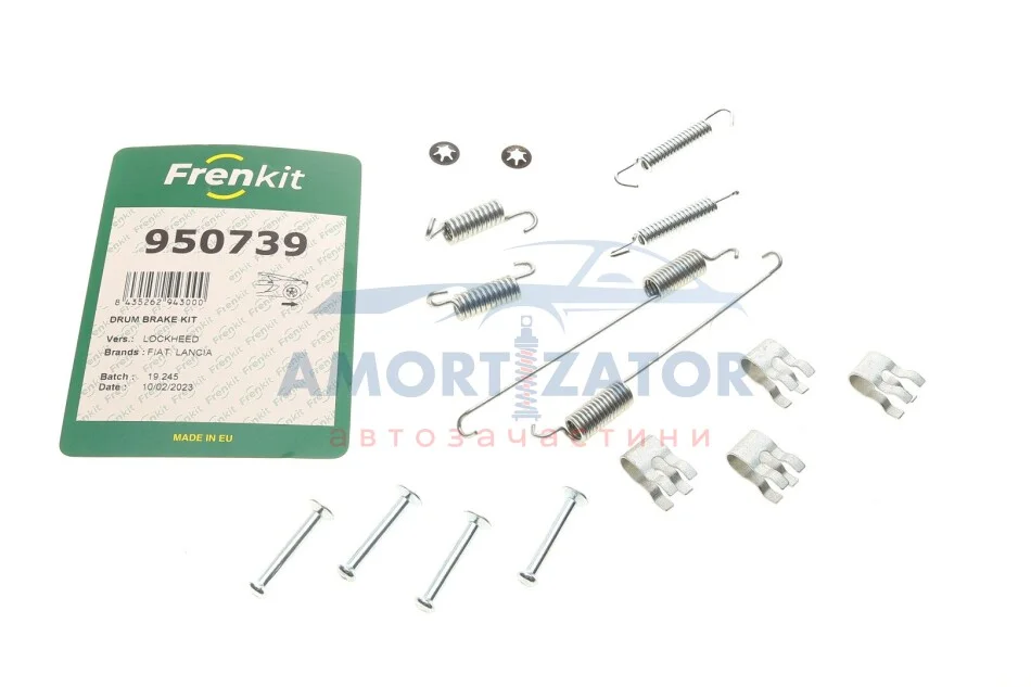 Ремкомплект колодок стояночного гальма FRENKIT 950739 (фото 1)