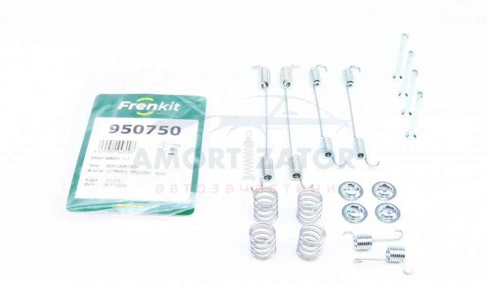 Ремкомплект колодок стояночного гальма FRENKIT 950750 (фото 1)
