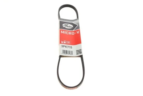 Ремінь генератора клиновий GATES 3PK715
