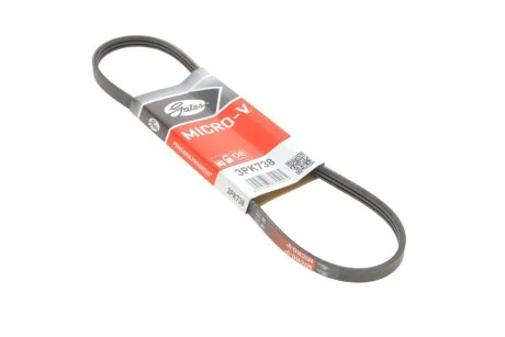Ремінь генератора клиновий GATES 3PK738