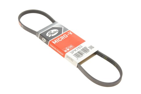 Ремінь генератора клиновий GATES 3PK763
