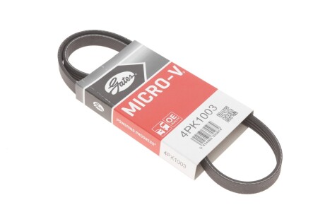 Ремінь генератора клиновий GATES 4PK1003