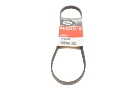 Ремінь генератора поліклиновий GATES 4PK840