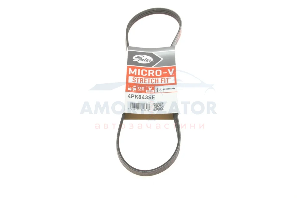Ремінь GATES 4PK843SF (фото 1)