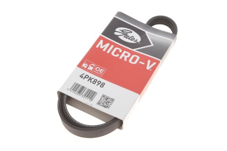 Ремінь генератора поліклиновий GATES 4PK898