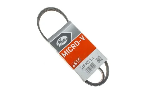 Ремінь генератора клиновий GATES 4PK913