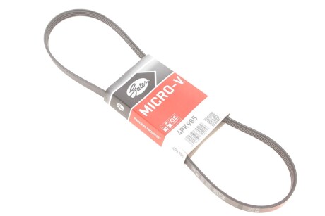 Ремінь генератора клиновий GATES 4PK985