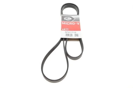 Ремінь генератора клиновий GATES 5PK1715