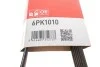Ремінь генератора клиновий GATES 6PK1010 (фото 5)