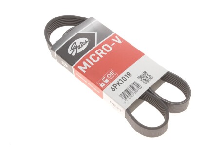 Ремінь генератора клиновий GATES 6PK1018