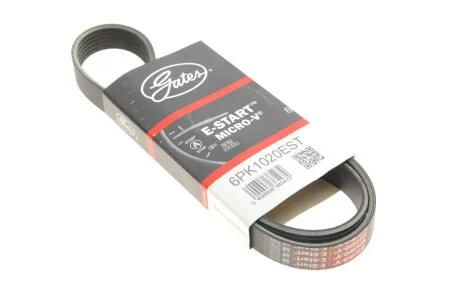 Ремінь генератора поліклиновий GATES 6PK1020EST