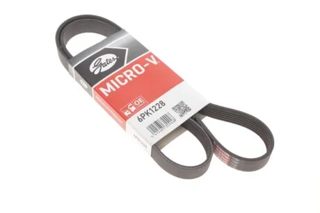 Ремінь генератора поліклиновий GATES 6PK1228