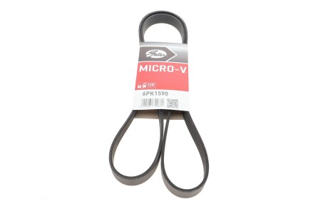 Ремінь генератора клиновий GATES 6PK1590