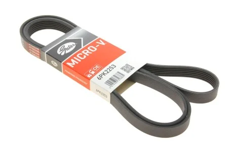 Ремінь генератора клиновий GATES 6PK2253