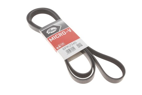 Ремінь генератора клиновий GATES 6PK2345