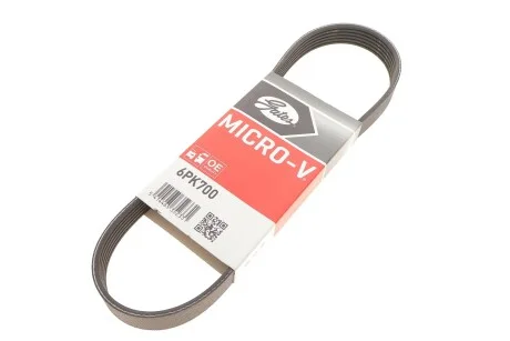 Ремінь генератора клиновий GATES 6PK700