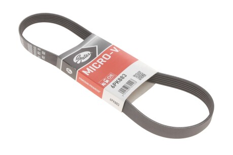 Ремінь генератора клиновий GATES 6PK883