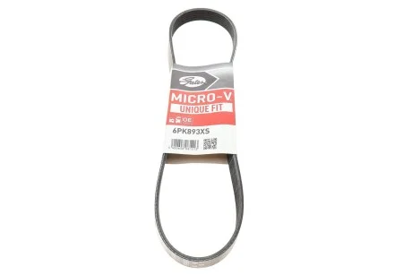 Ремінь генератора клиновий GATES 6PK893XS