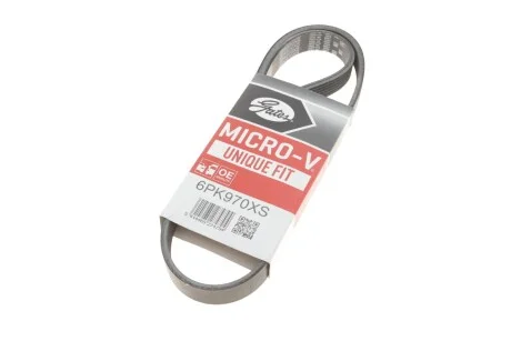 Ремінь генератора клиновий GATES 6PK970XS