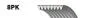 GATES 8PK1438ES (фото 1)