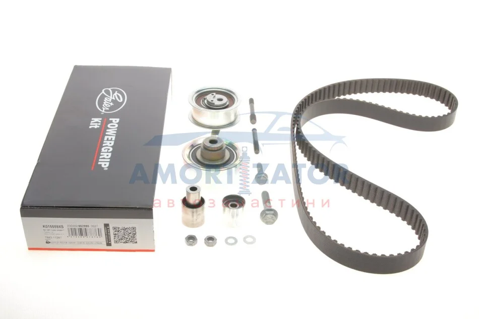 Комплект ГРМ Caddy II/Octavia/Golf IV/Polo 1.9TDI -04 GATES K015559XS (фото 1)