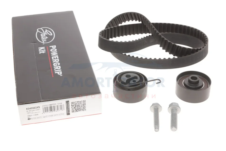 Комплект ГРМ Opel Astra/Corsa/Zafira 1.7 CDTI 06- GATES K045563XS (фото 1)