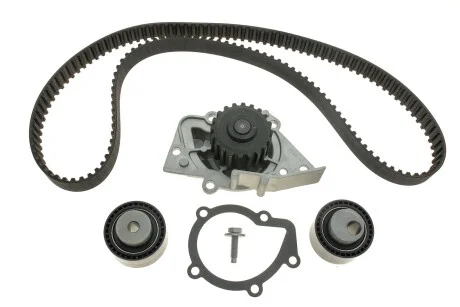 Комплект ГРМ, пас+ролик+помпа GATES KP15524XS