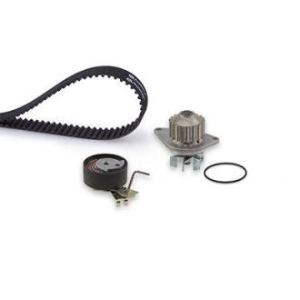 Комплект ГРМ, пас+ролик+помпа GATES KP15574XS
