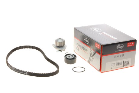 Комплект ГРМ, пас+ролик+помпа GATES KP15575XS