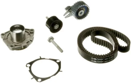 Комплект ГРМ, пас+ролик+помпа GATES KP15646XS