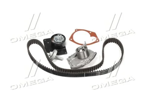 Комплект ГРМ, пас+ролик+помпа GATES KP15654XS