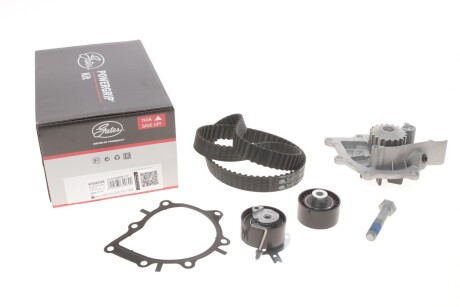 Комплект ГРМ, пас+ролик+помпа GATES KP25633XS