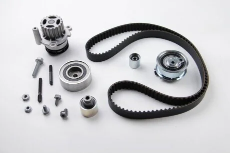 Комплект ГРМ, пас+ролик+помпа GATES KP25649XS1