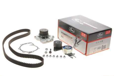 Комплект ГРМ, пас+ролик+помпа GATES KP45509XS