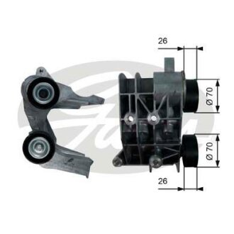 FORD Натяжний ролик KA 96- GATES T36107