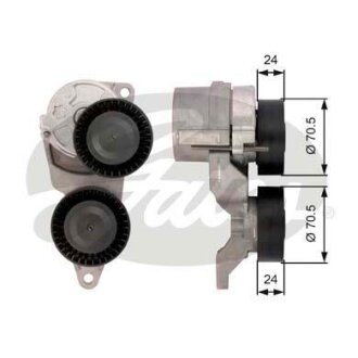 Натягувач поліклинового ременя VOLVO S60 I, S80 I, V70 II, XC70 I, XC90 I 2.4D 01.01-12.14 GATES T39026