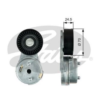 CHRYSLER Натяжний пристрій VOYAGER / GRAND VOYAGER IV (RG) 2.4 01-06, DODGE CARAVAN (RG_) 2.4 00-07 GATES T39072